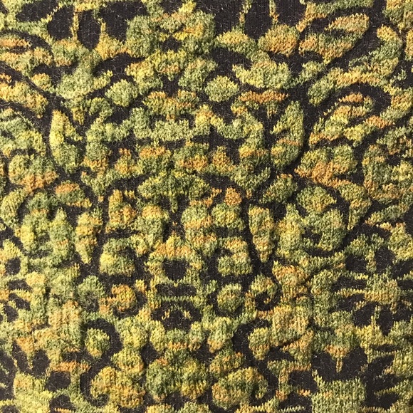 Icelandic Design zip-front cardigan sweater sz S olive green & black - Picture 6 of 7